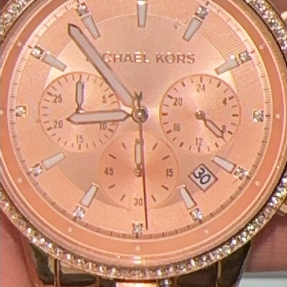 Michael Kors Pink Chronograph Watch